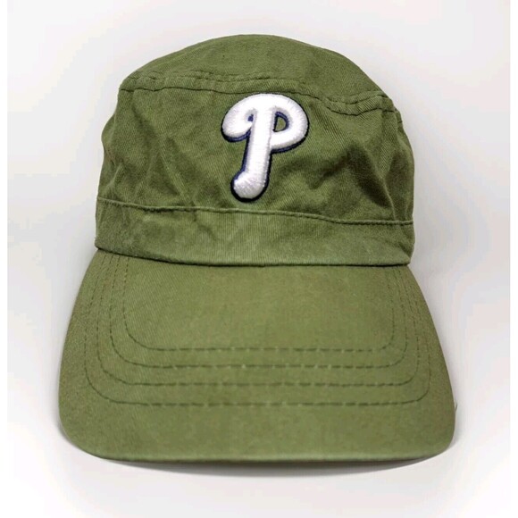 Philadelphia Phillies McDonalds Pill Box Hat Cadet Cap Adjustable Green Rare - Picture 1 of 10